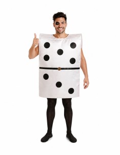 Déguisement Domino taille L - de haute qualité, idéal pour le carnaval, les fêtes à thème et les événements spéciaux